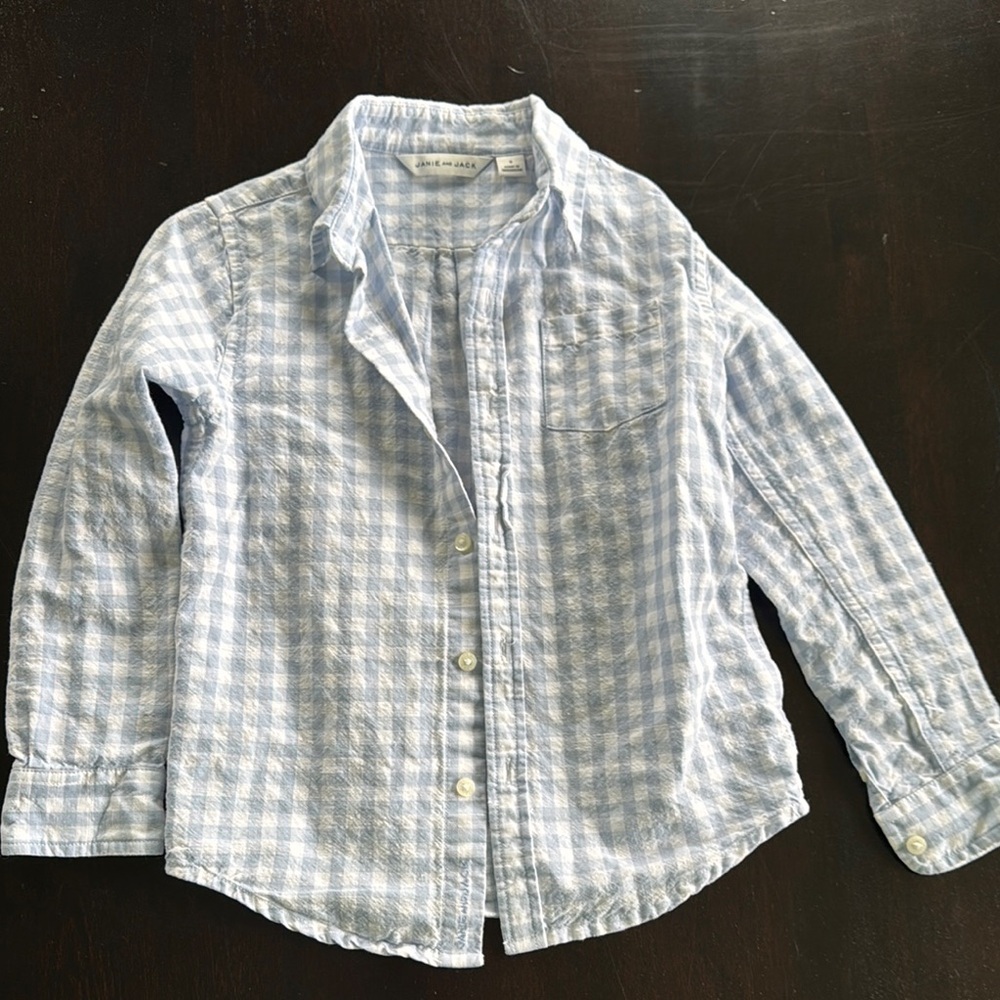 J. Crew Blue Button Down Shirt with Classic Fit
